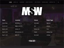 Tablet Screenshot of msw-dj.com